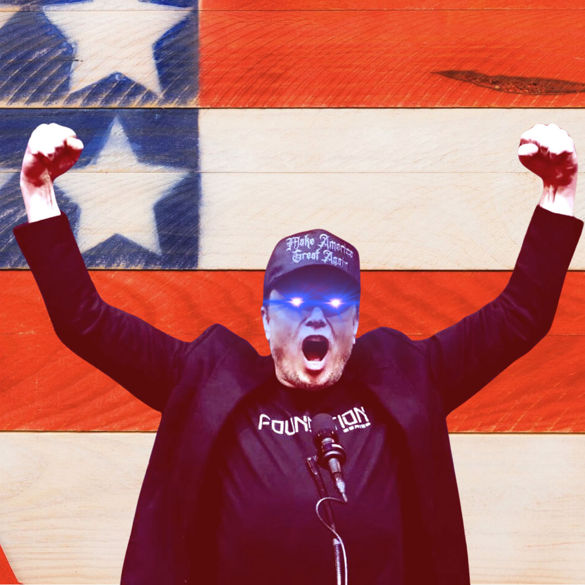 Dark Gothic MAGA Hat