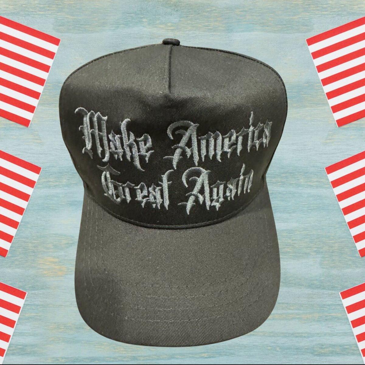 Dark Gothic MAGA Hat