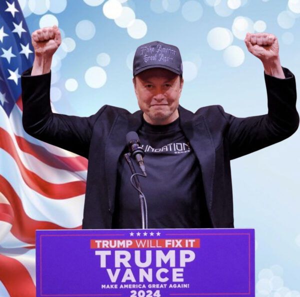 Dark Gothic Maga Elon Musk Hat