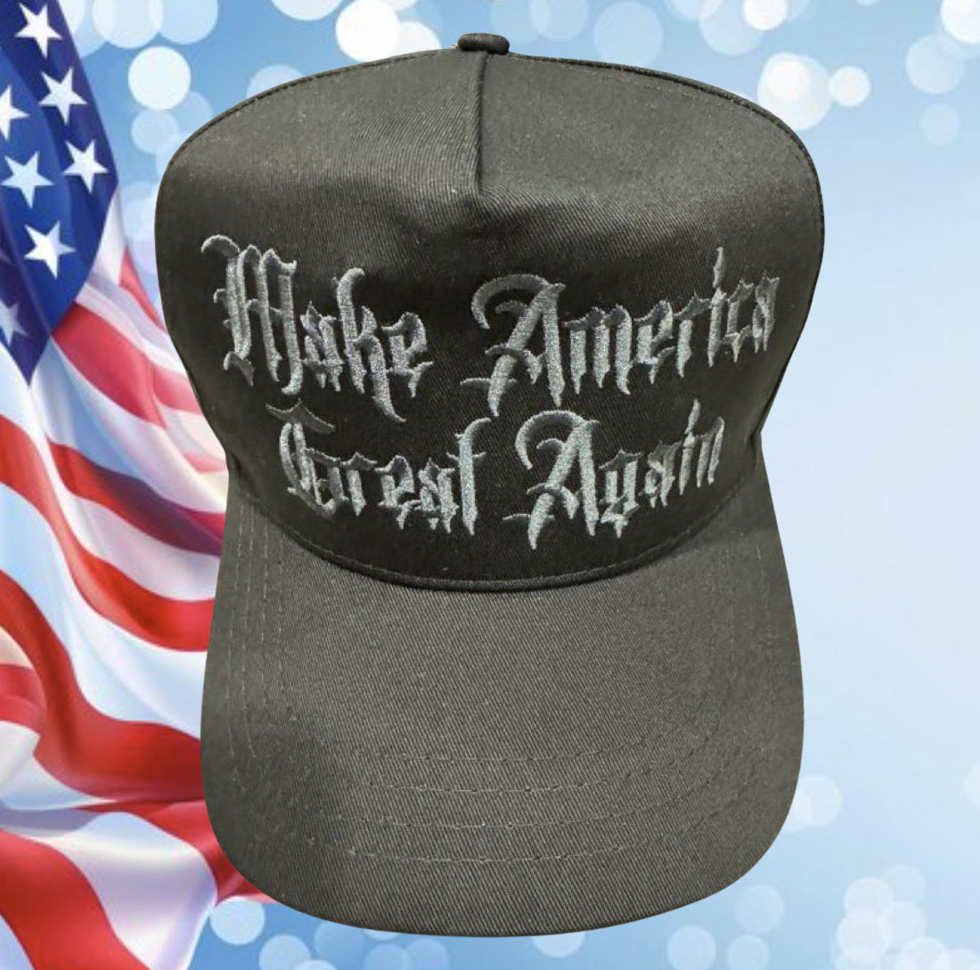 Dark Gothic Maga Elon Musk Hat