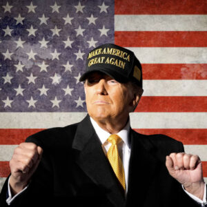 Donald Trump Gold Dark MAGA Hat