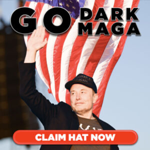 ELON MUSK IS DARK MAGA HAT