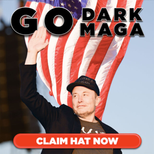 ELON MUSK IS DARK MAGA HAT