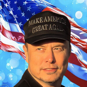 ELON MUSK IS DARK MAGA HAT