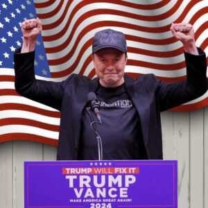 Elon Musk Dark Gothic MAGA Hat
