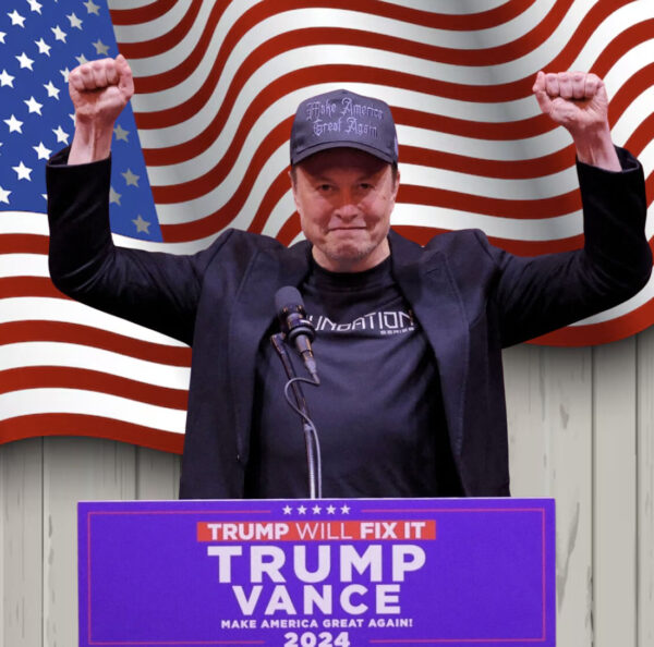 Elon Musk Dark Gothic MAGA Hat