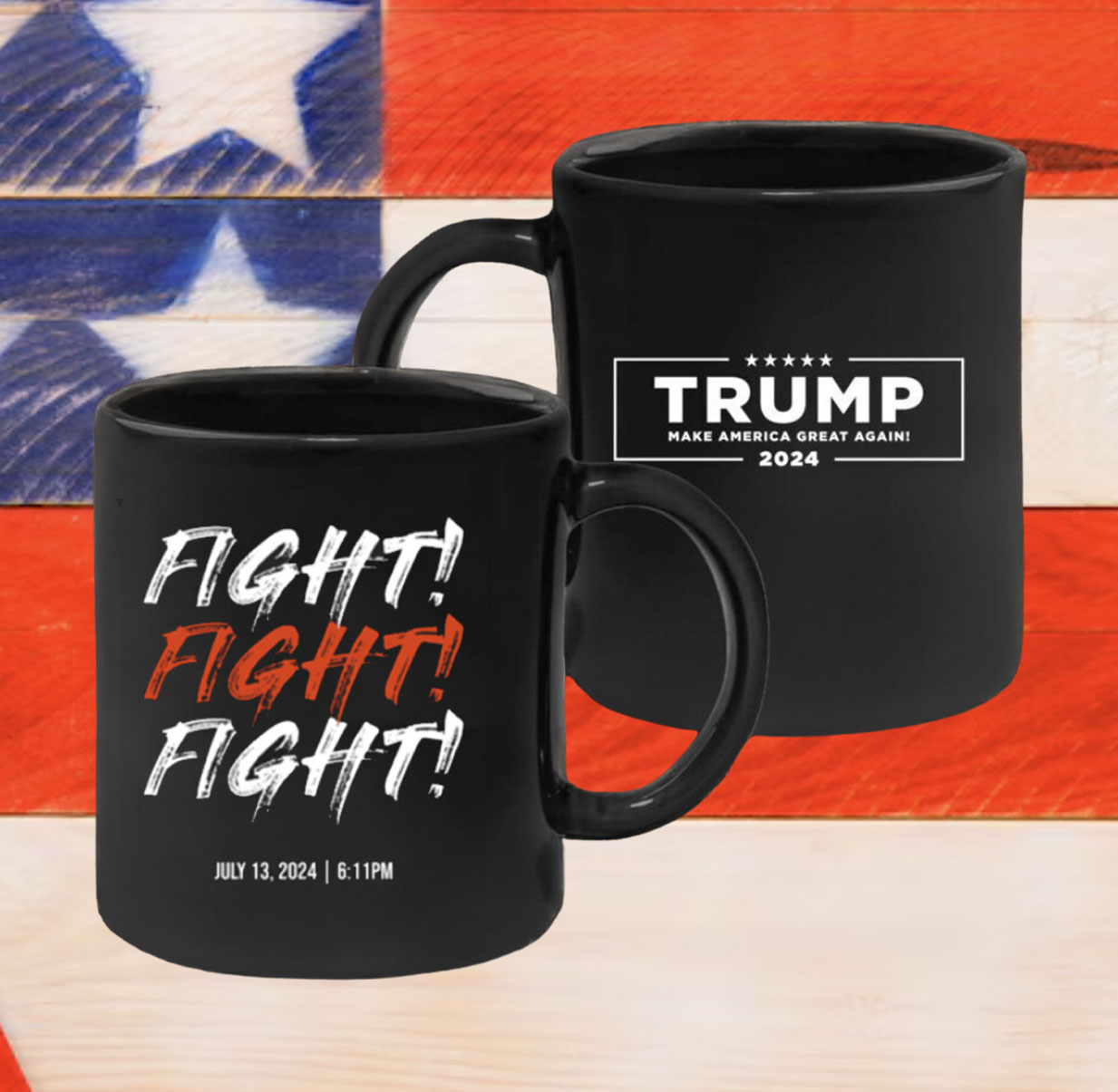Fight! July 13 Black Coffee Mug