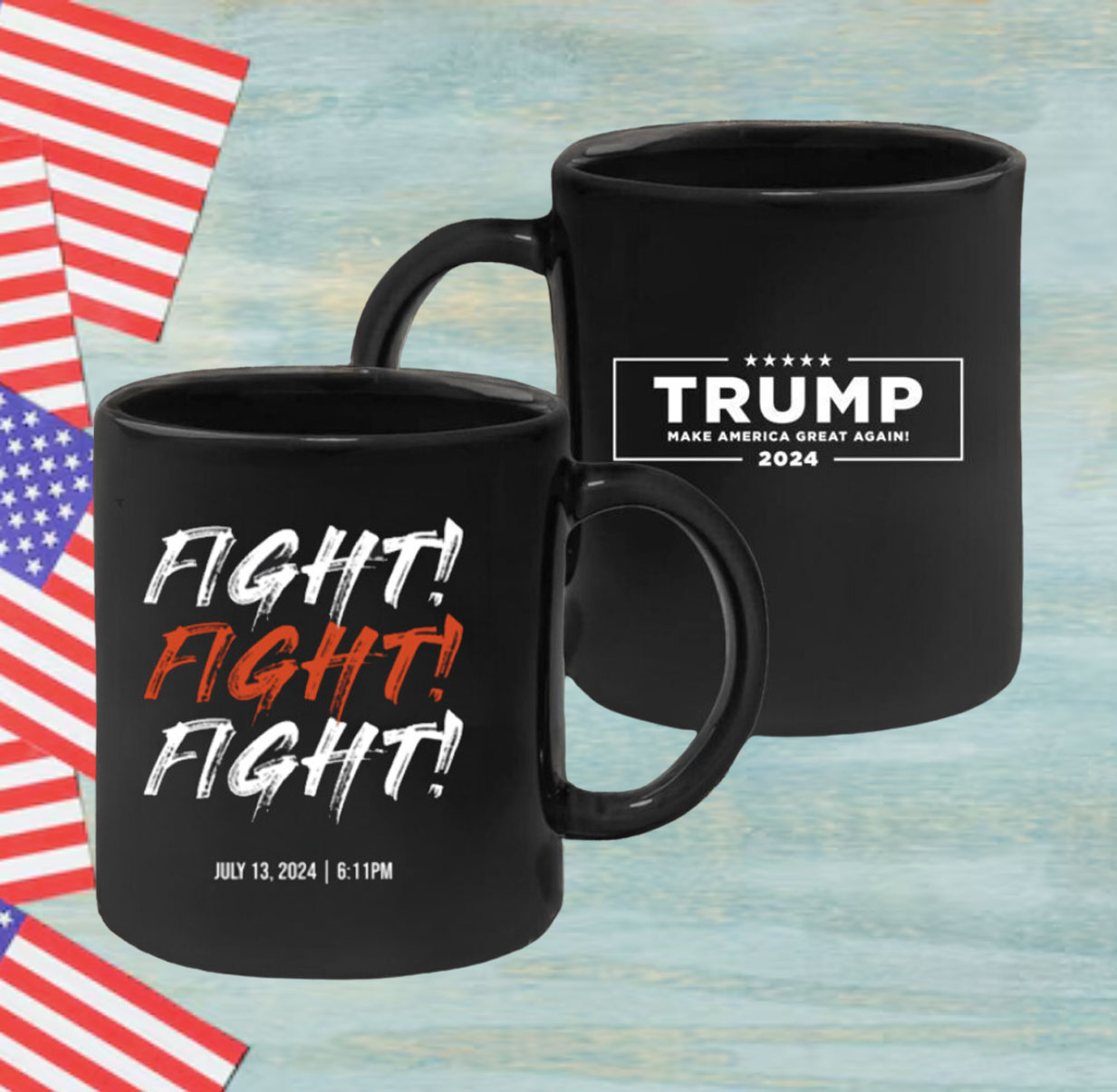 Fight! July 13 Black Coffee Mug
