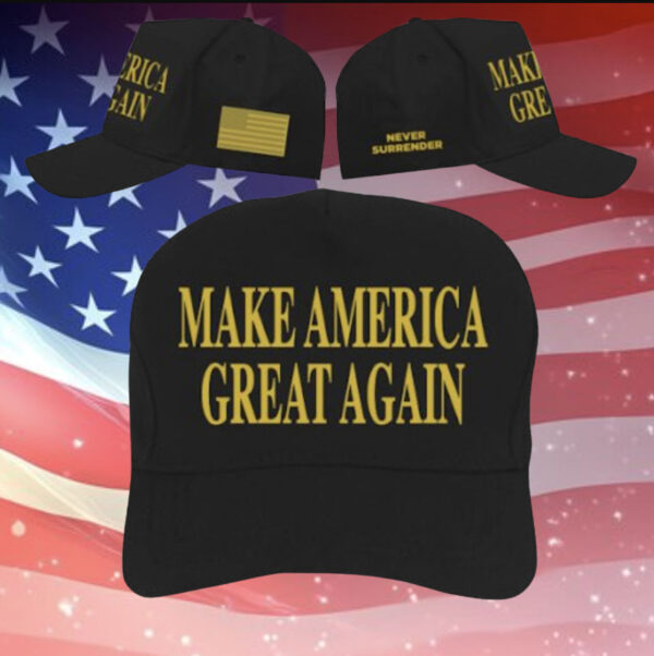 MAGA Gold Dark Hat