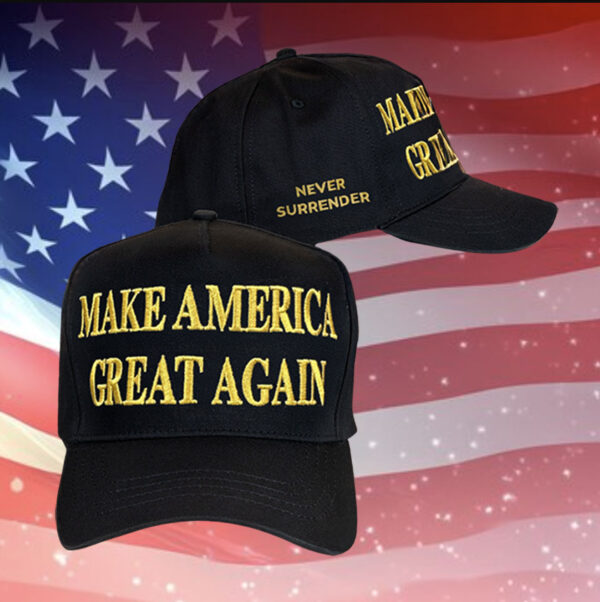 MAGA Gold Dark Hat
