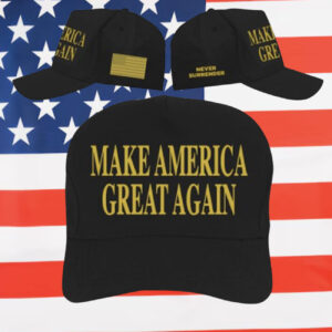 TRUMP DARK GOLD MAGA HAT