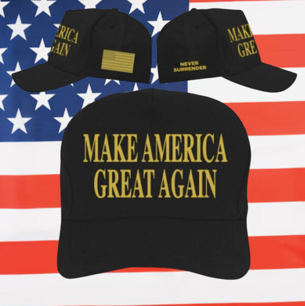 TRUMP DARK GOLD MAGA HAT