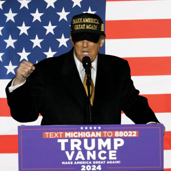 TRUMP DARK GOLD MAGA HAT