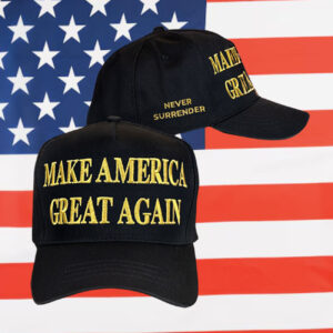 TRUMP DARK GOLD MAGA HAT