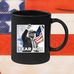 Trump Fear Not Black Coffee Mug