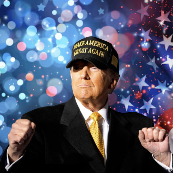Trump Gold Dark MAGA Hat