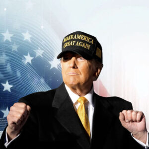 Trump MAGA Gold Dark Hat