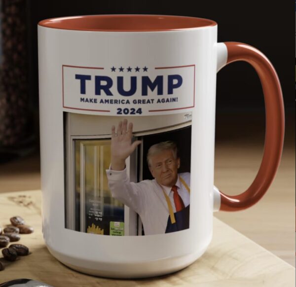 Trump McDonalds Mug, Donald Trump Coffee Mug