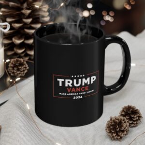 Trump Vance MAGA Black Mug