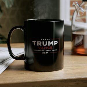 Trump Vance MAGA Black Mug