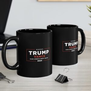 Trump Vance MAGA Black Mug