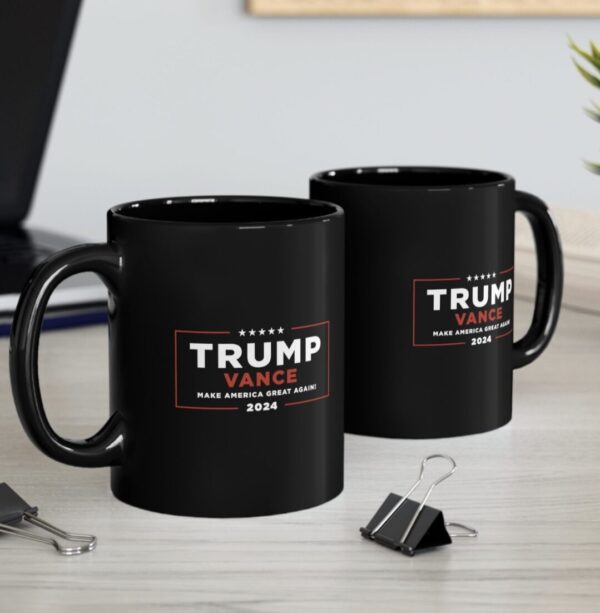 Trump Vance MAGA Black Mug