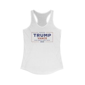 Trump Vance MAGA Women’s Ideal Racerback Tank
