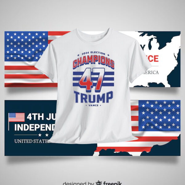 2024 Election Champion Trump Vance 47 Shirt