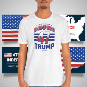 2024 Election Champion Trump Vance 47 Shirt