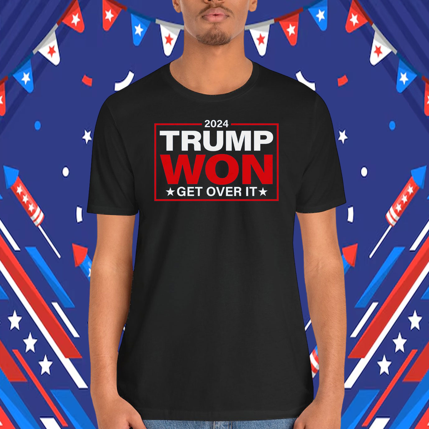2024 Trump Won Get Over It Unisex Shirt