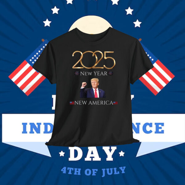 2025 New Year Trump New America Shirt