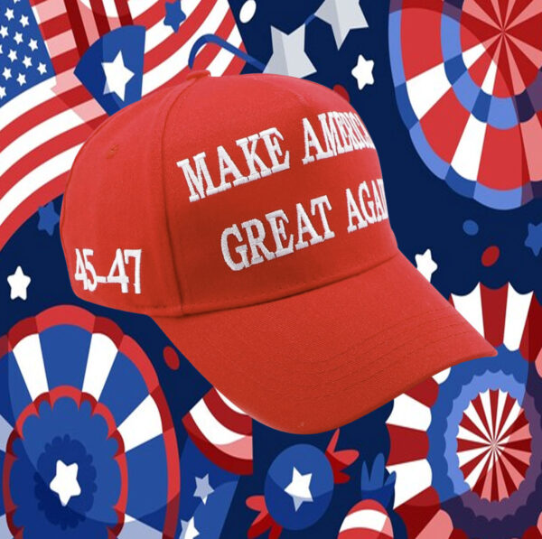 45 -47 President Donald Trump Campaign Vintage Embroidered Dad Hat