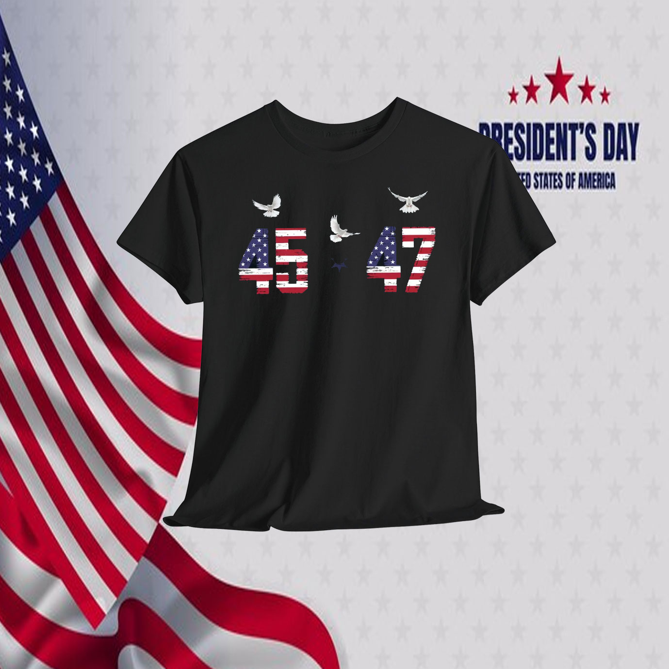 45-47 Trump 2024 Election Shirt