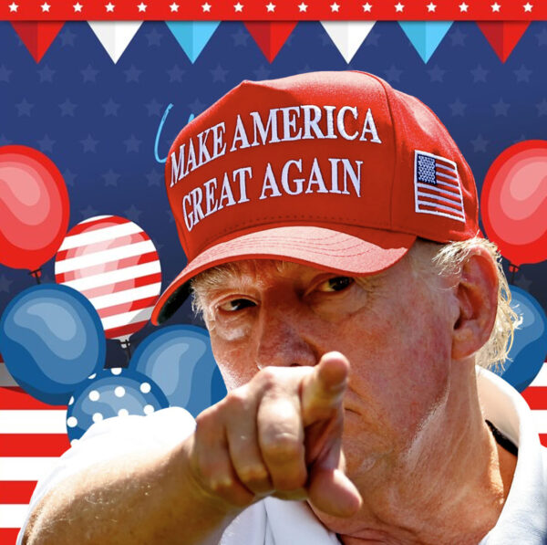 45 47 Trump Red Dad Hat