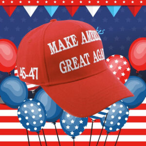 45 47 Trump Red Dad Hat