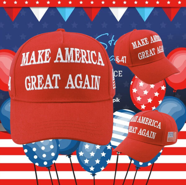 45 47 Trump Red Dad Hat
