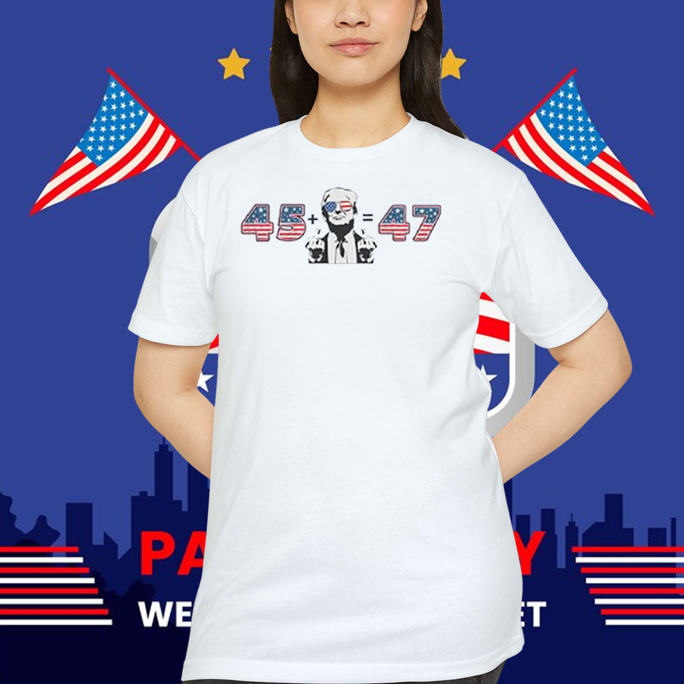 45 + Trump = 47 T-Shirt