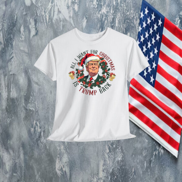 All I Want For Christmas Is Trump Back Shirt