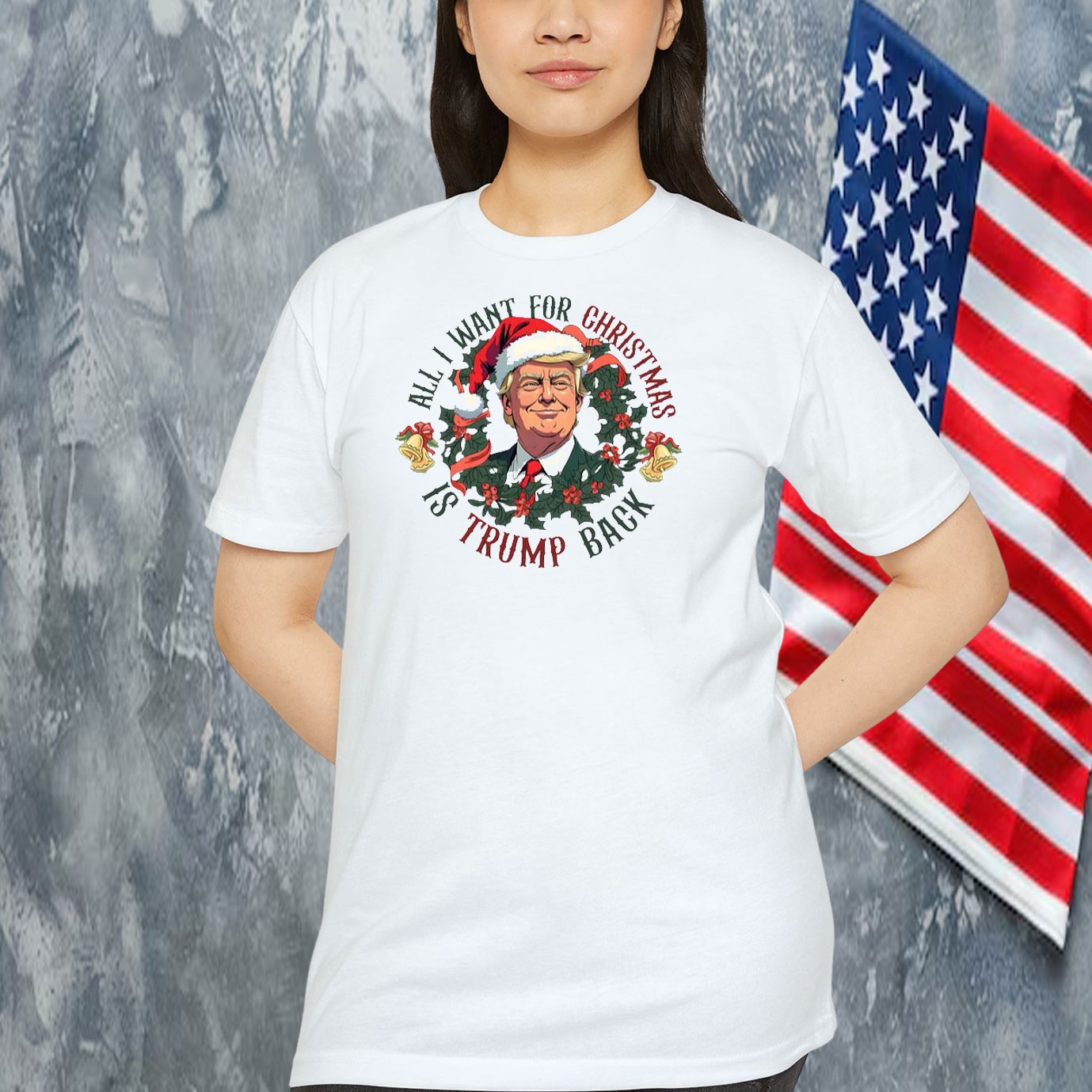All I Want For Christmas Is Trump Back Shirt