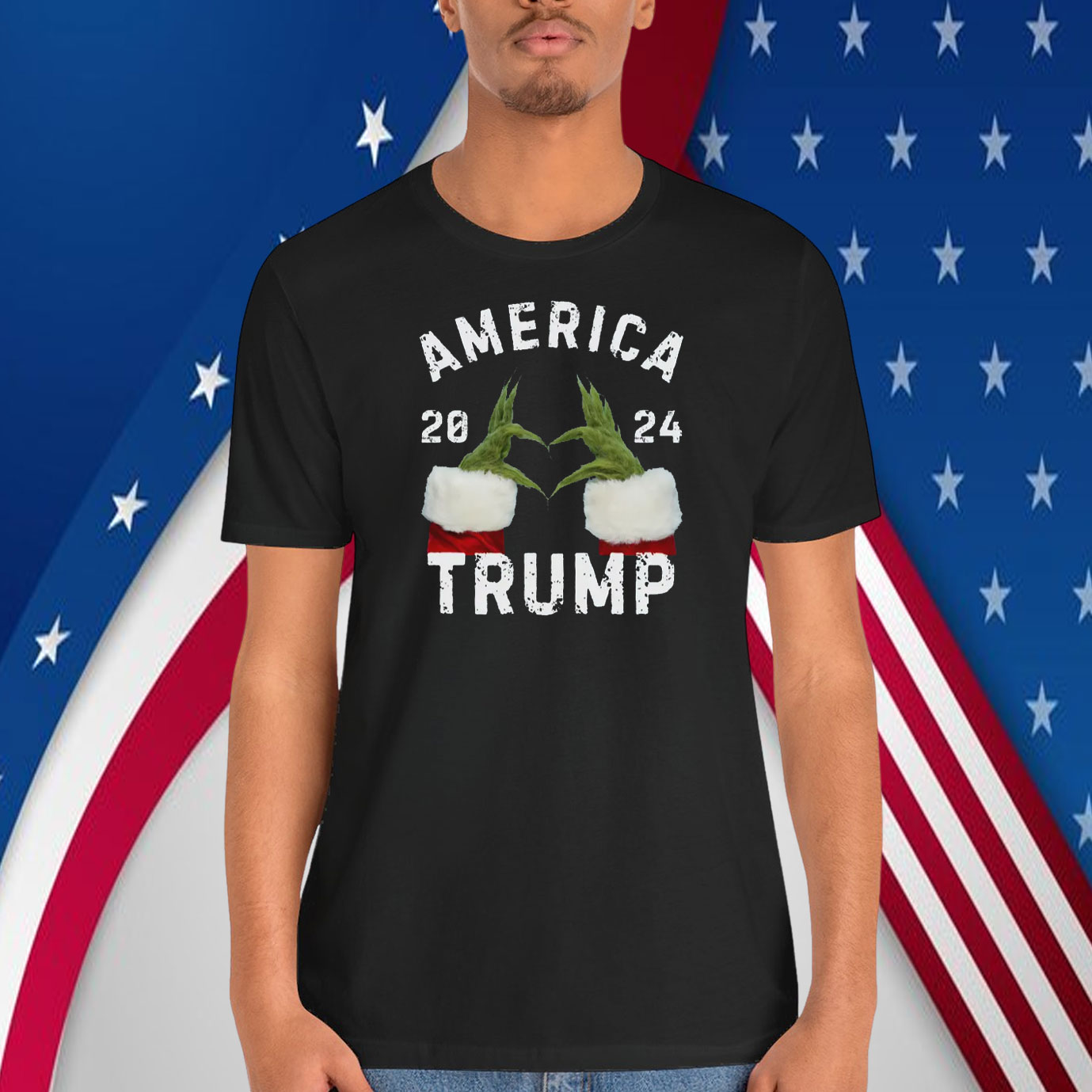 America 2024 Trump Santa Shirt