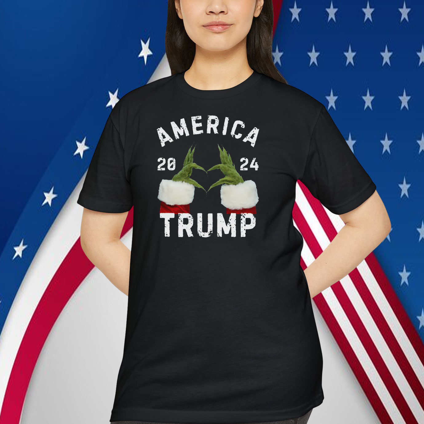 America 2024 Trump Santa Shirt