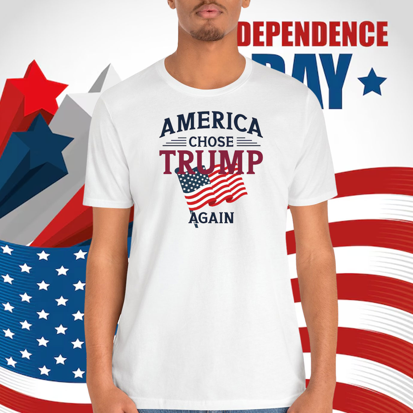 America Chose Trump Again 2024 Shirt