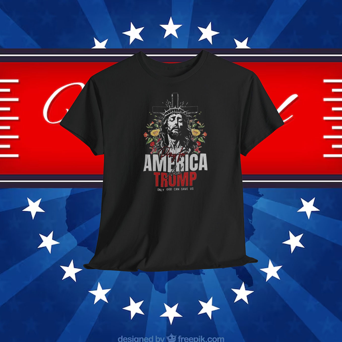America Day For And Trump Only God Can Save Us Shirt