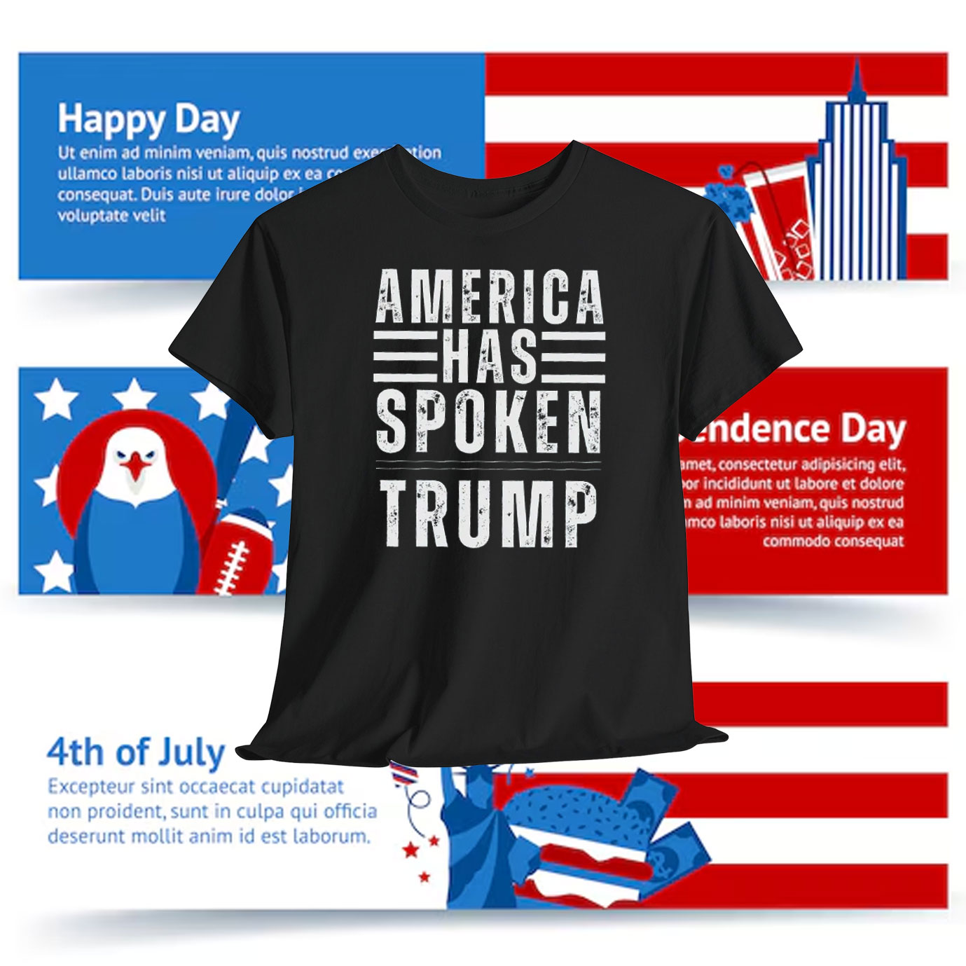 America Has Spoken Trump Shirt