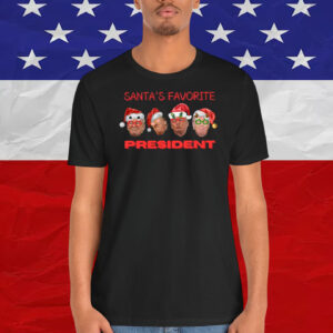 America Trump Santa's Favorite President Shirt