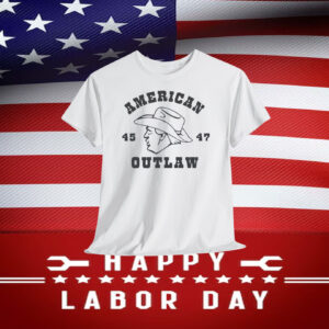 American Trump 45 47 Outlaw T-Shirt