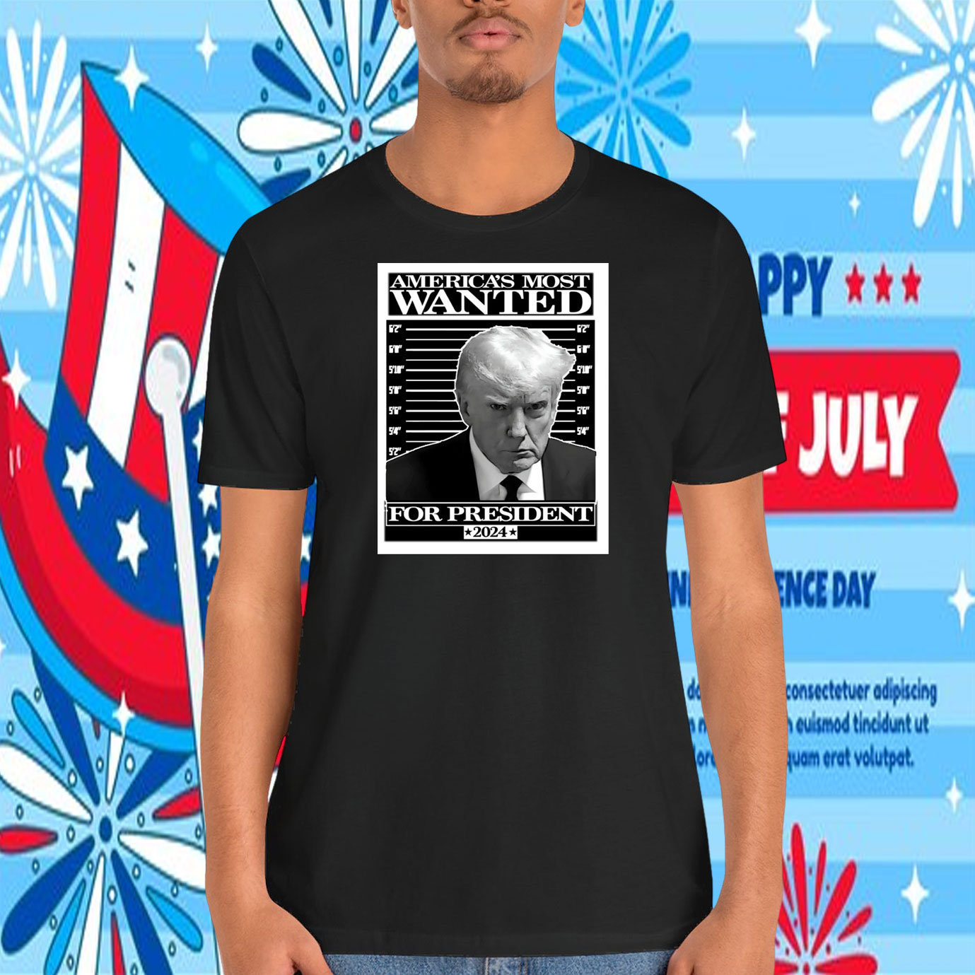 America's Most Wanted For President Trump 2024 Shirt