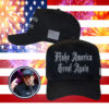 Black Trump Elon Musk Dark MAGA Hat