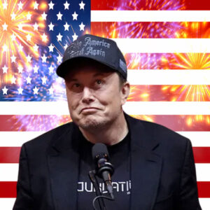 Black Trump Elon Musk Dark MAGA Hat