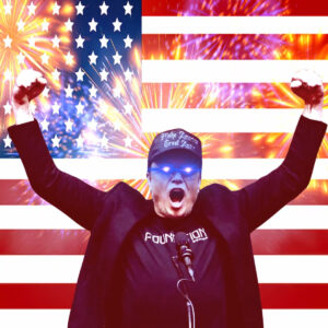 Black Trump Elon Musk Dark MAGA Hat